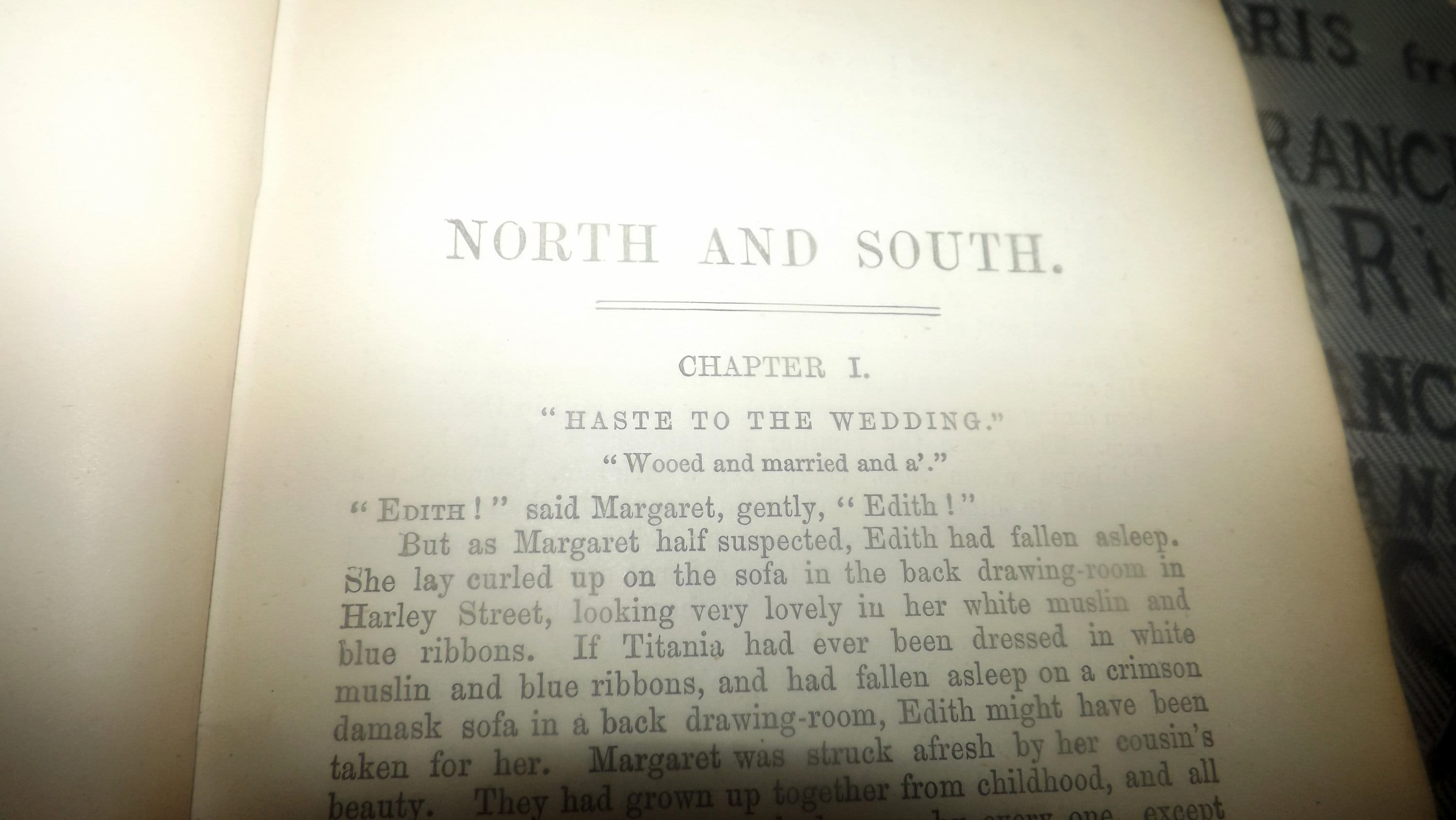 Antique (1885) firstedition hardcover book North and South by Mrs. Gaskell Elizabeth Gaskell Antique (1885) firstedition hardcover book North and South by Mrs. Gaskell Elizabeth Gaskell