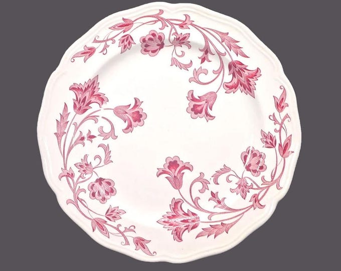Royal Staffordshire | J&G Meakin Windsong Red dinner plate made in England. Flaw (see below).