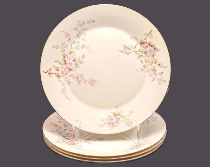 Four Sadler Apple Blossom dinner plates. Sadler Wellington line.