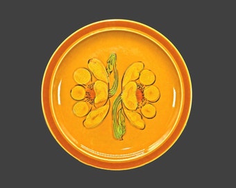 International Stoneware Calypso S296 large, stoneware dinner plate made in Japan.