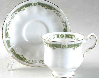 Paragon Lynwood bone china cup and saucer set made in England.