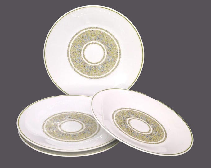 Four Noritake Constantine bread plates. Nitto Ware made in Japan.