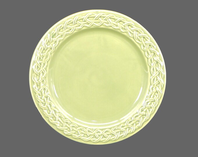 Pier 1 PER16 Green all-green large dinner plate made in Portugal. Sold individually.