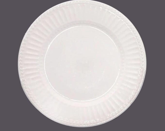 Philippe Richard for Tabletops Avenue Brentwood Chef's favorite all-white salad plate. Sold individually.