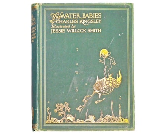 Vintage The Water Babies Book: 1929 Charles Kingsley, Jessie Willcox Smith Illustrations