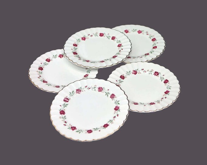 J&G Meakin Rose Marie bread plates. Classic White ironstone made in England. Choose quantity below.