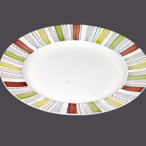 Retro Broadhurst Mandalay dinner plate made in England. Kathie Winkle design. Blemish see below. image 2