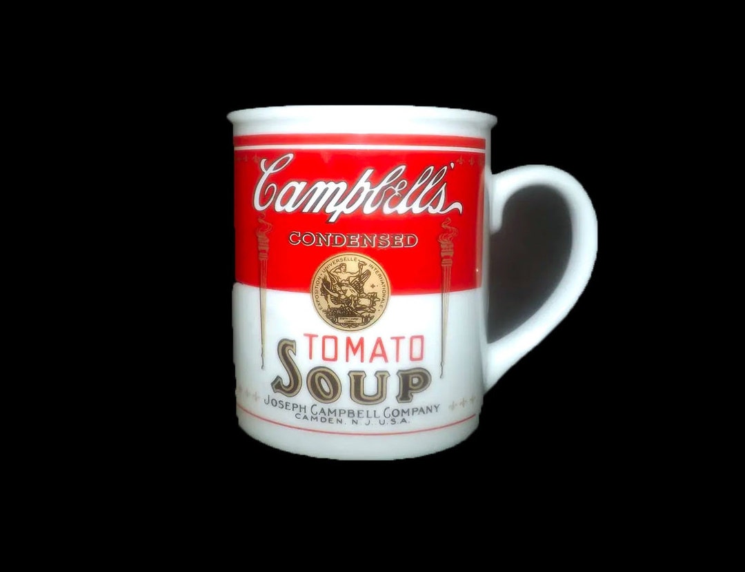 Campbell's Tomato Soup Branded Ceramic Mug. Campbell's Etsy
