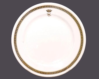Vintage Royal Doulton salad plate for Toronto's Royal York Hotel. English hotelware.