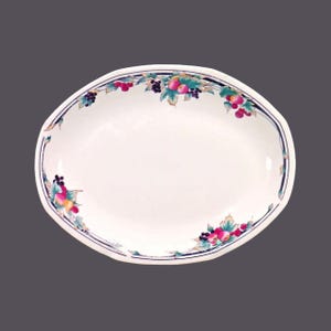 Royal Doulton Autumn's Glory LS1086 platter made in England. Fall fruit border.
