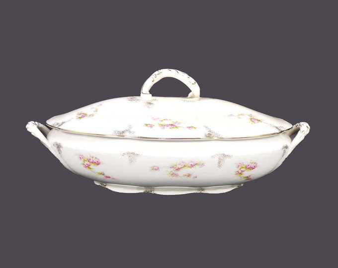 Antique art-nouveau F Winkle Co | Winkle & Wood Eatonia 9317 covered serving bowl made in England.