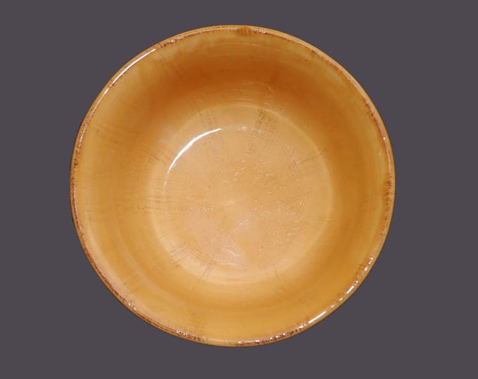 Pier 1 Toscana Gold large round salad serving bowl made in Italy. Sold individually.