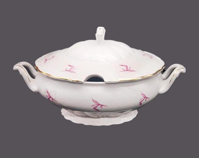 Walbrzych 3947 covered serving bowl made in Poland.