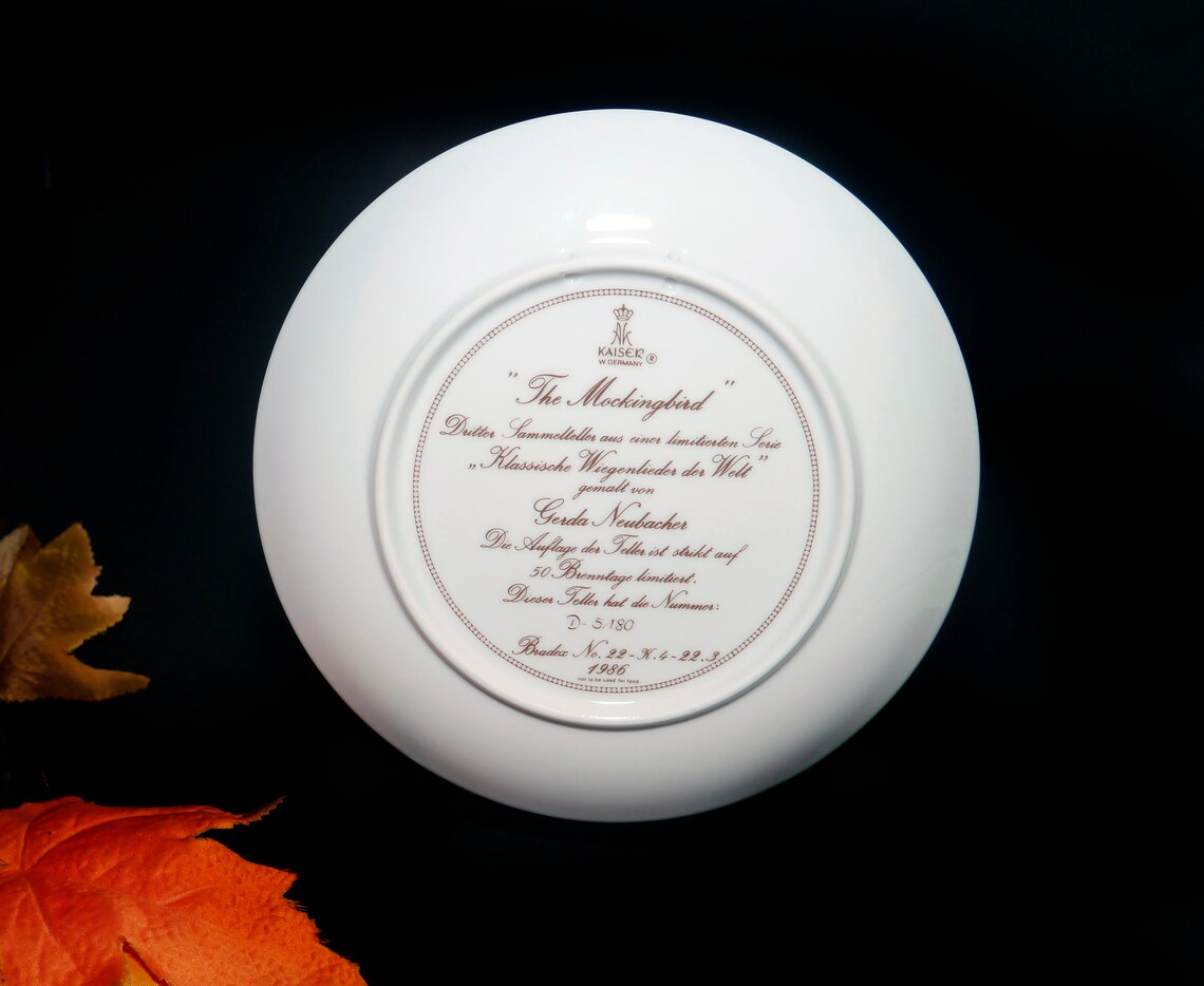 Kaiser the Mockingbird Lullabies of the World Numbered Etsy Canada