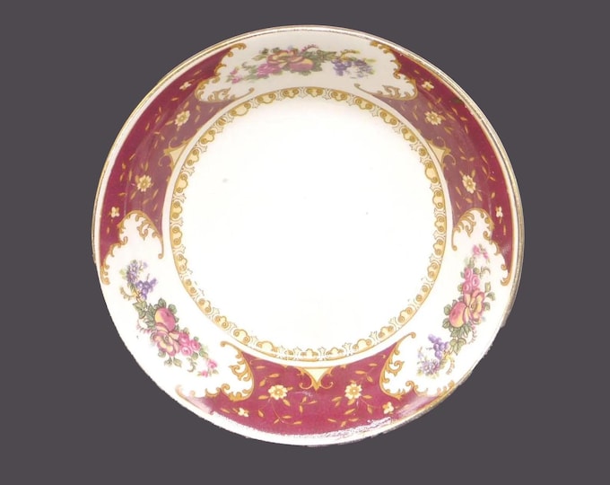 Sampson Bridgwood SAW2 Red fruit nappie, dessert bowl made in England. Sold individually.
