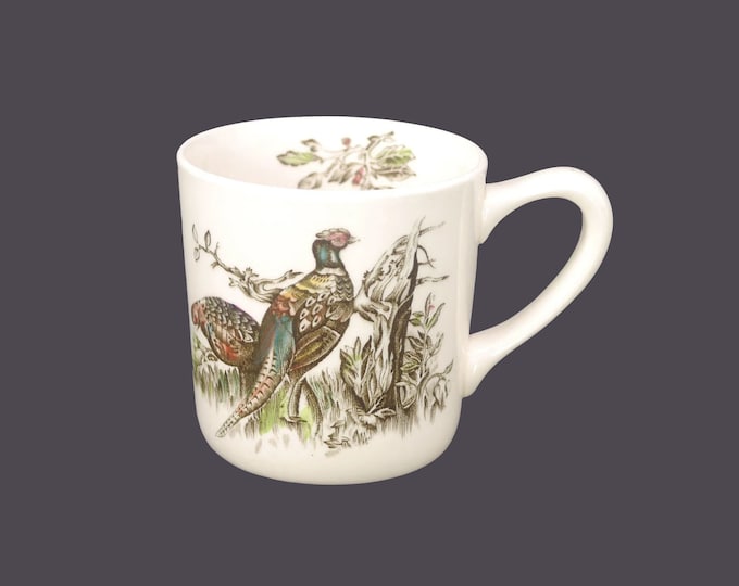 Johnson Brothers Game Birds Cream Pheasant coffee or tea mug made in England. Sold individually.