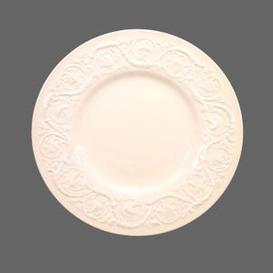 Wedgwood Patrician large dinner plate. Queensware made in England. Sold individually.