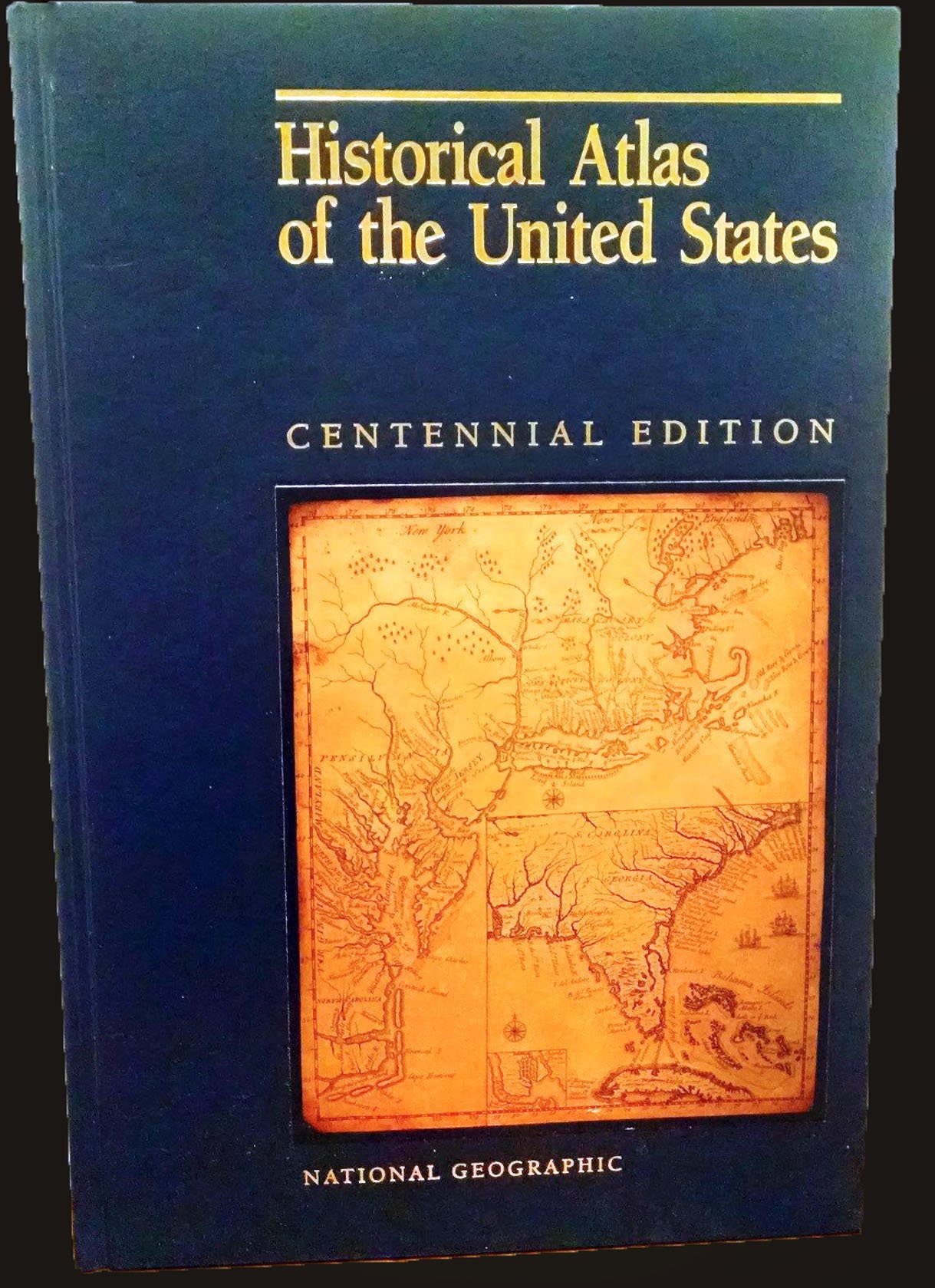 Vintage (1988) coffee table book Historical Atlas of the United States