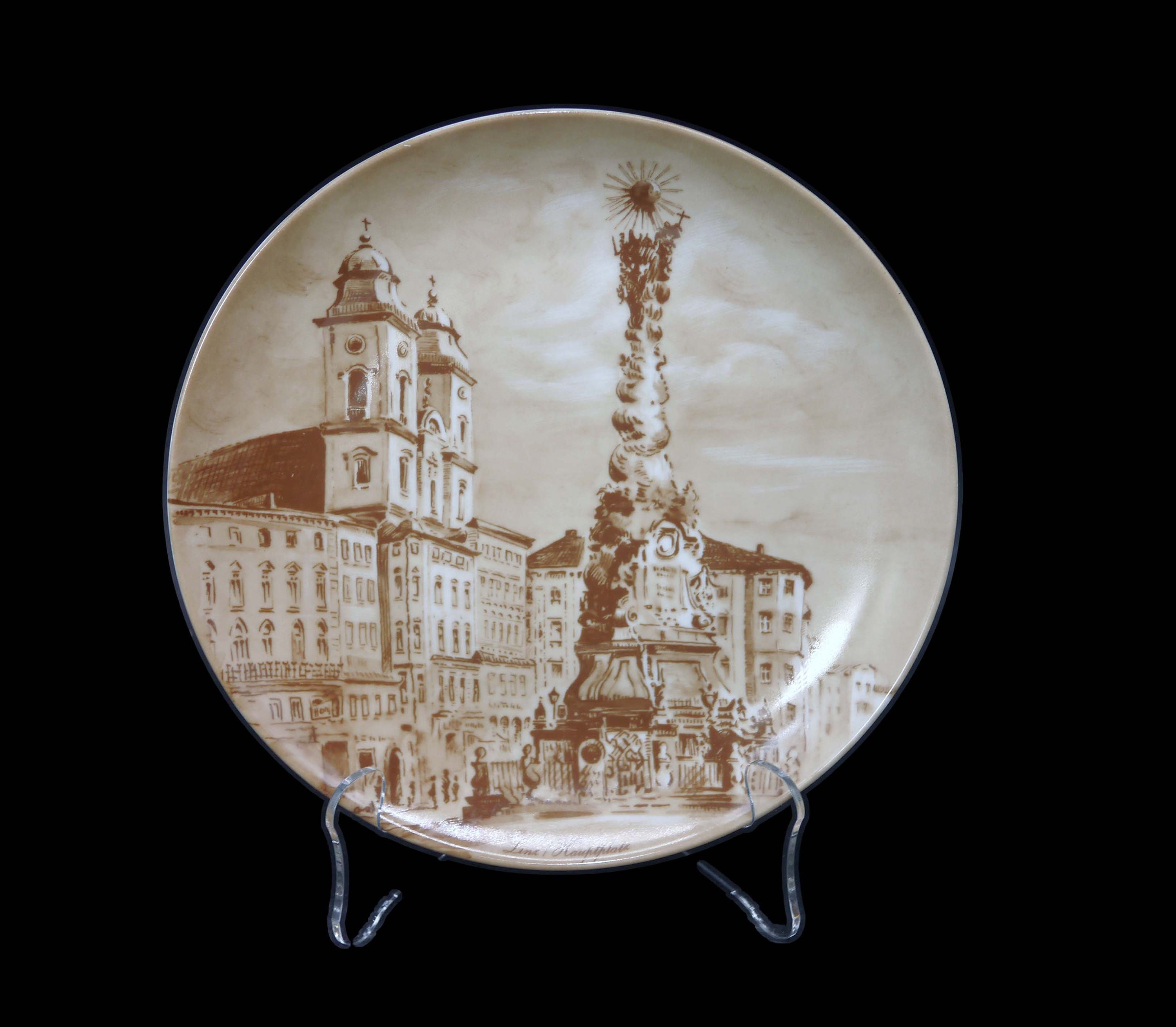 Vintage Kaiser souvenir plate of Alter Dom Catholic Cathedral at ...