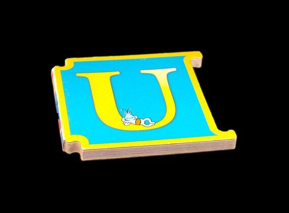 Sesame Street Letter U Under My Umbrella Abcs Muppets Abby Etsy UK