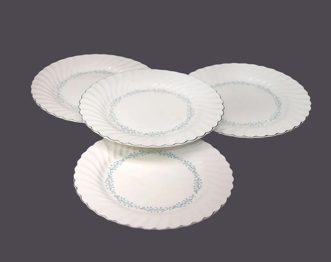 Four Sovereign Potters Sonata | Johnson Brothers JB845 dinner plates. Sold in sets of four only.