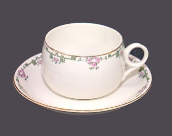 Antique Wedgwood C3502 cup and saucer set made in England.
