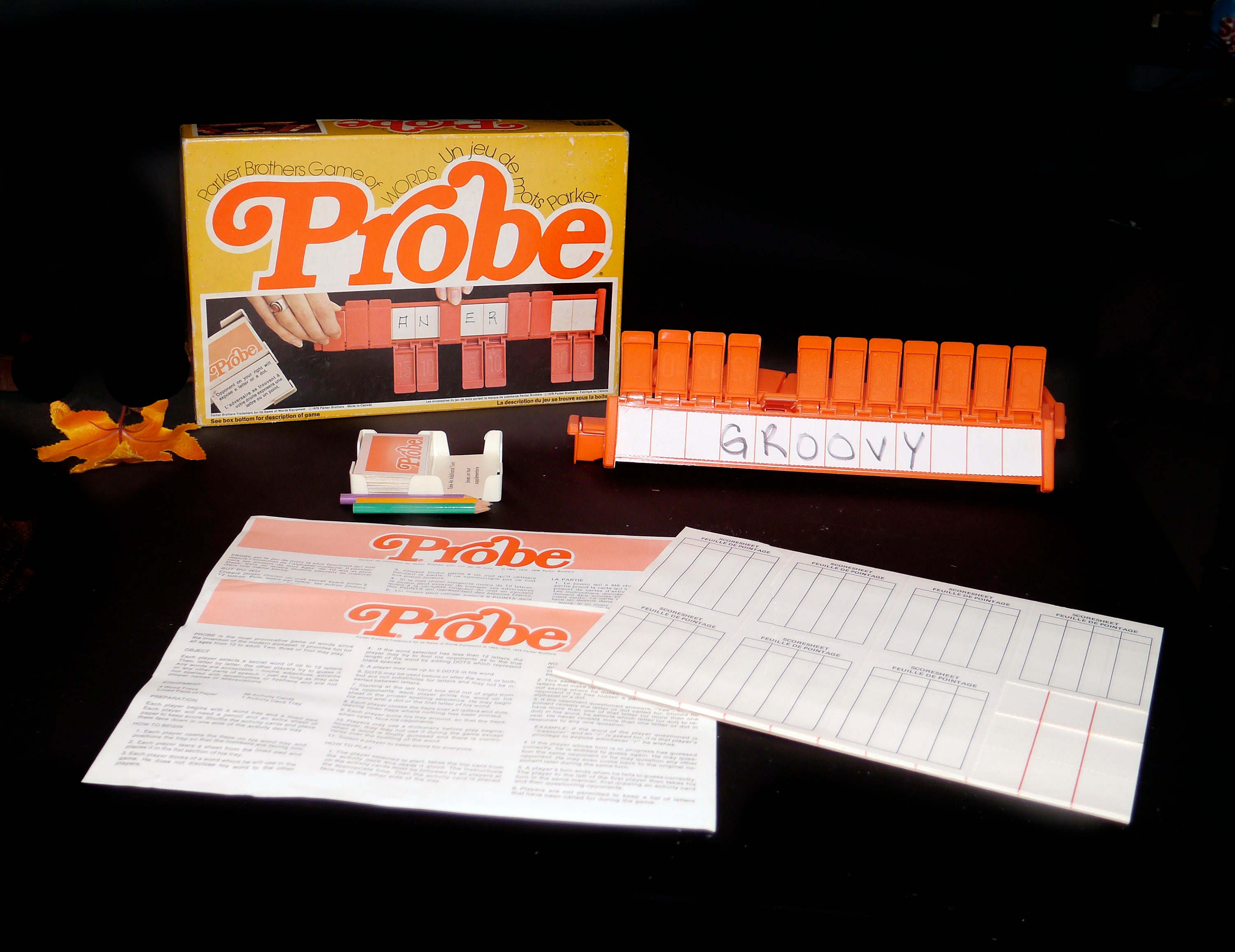 Probe Board Game Published In Canada By Parker Brothers Game Of Words Probe Board Game Published In Canada By Parker Brothers Game Of Words