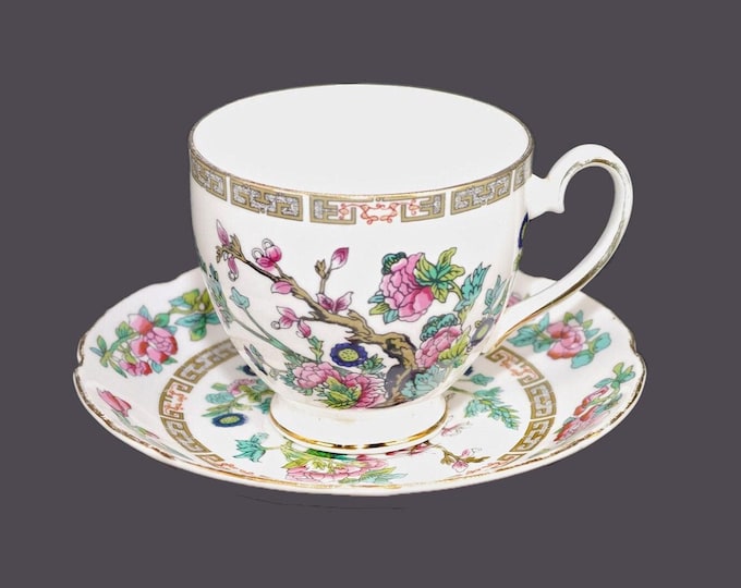 Royal Grafton Indian Tree bone china cup and saucer set. Classic Chinoiserie made in England.