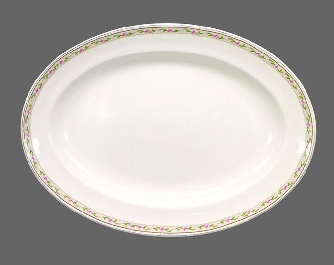 Antique Johnson Brothers JB1313 large, oval turkey platter made in England.