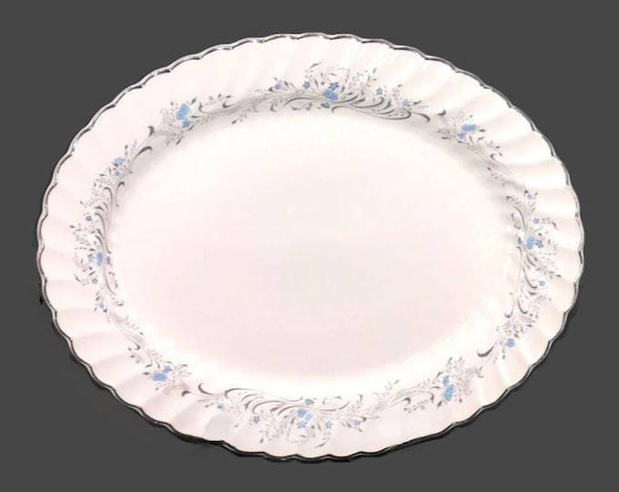 Sovereign Potters Charmian oval platter. English ironstone decorated in Canada.