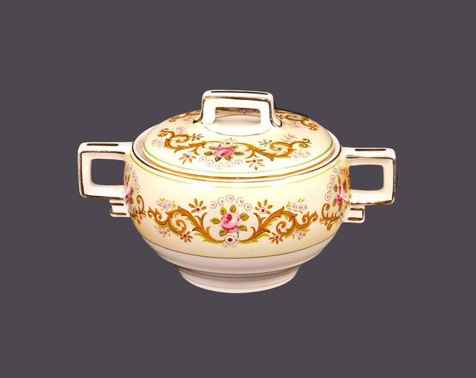 Johnson Brothers JB329 | Twyford covered sugar bowl. Pareek Ironstone England.