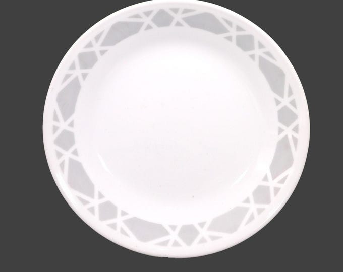 Corelle Corningware Moderna Gray bread plate made in the USA. Sold individually.