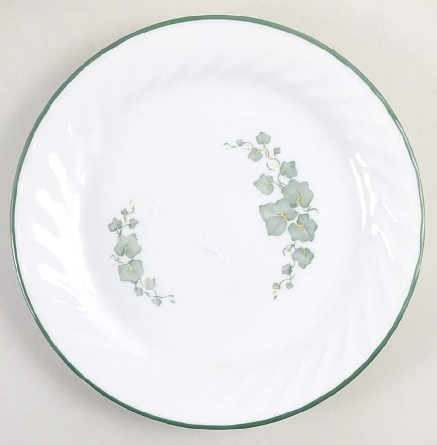 Set of vintage Corelle Callaway salad or side plates. Vintage
