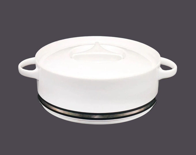 Thomas Germany THO392 round covered handled serving bowl.
