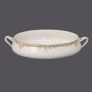 Antique Johnson Brothers JB467 oval serving bowl. Pareek Ironstone England.