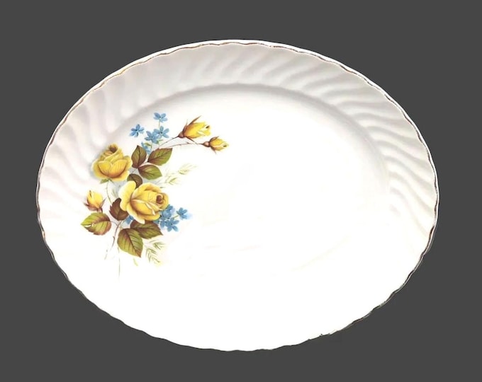 Ridgway Favourite Rose oval platter made in England.