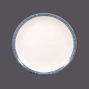 Assiette à salade vintage Royal Doulton Moonstone TC1023 en porcelaine fabriquée en Angleterre.