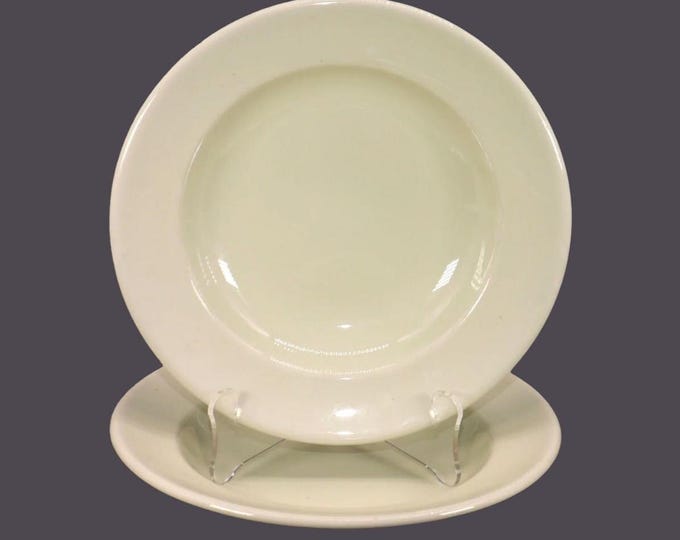 Pair of Grindley Almond Petal rimmed soup bowls. Grindley Petal Ware made in England.