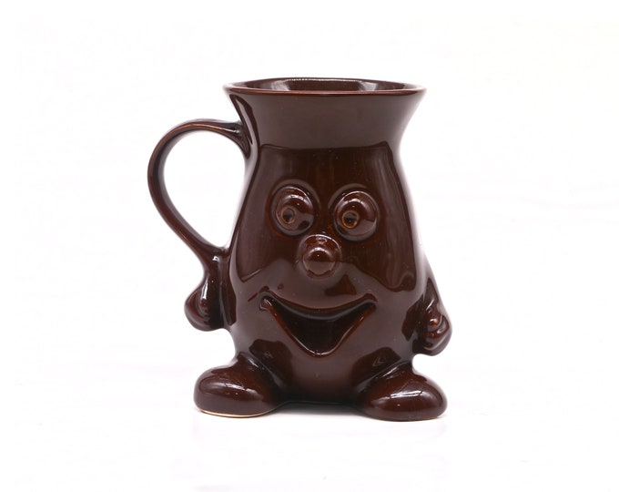 Cadbury Chocolate Chuckles Cocoa Bean 3D Face Mug.