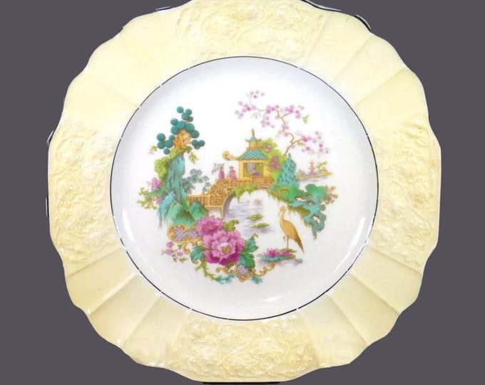 Antique Myott F2835 square luncheon plate made in England.