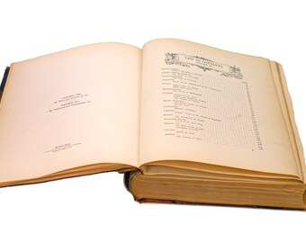 古書ハードカバー：歴史上の人物の図書、第2巻と第3巻（1899年