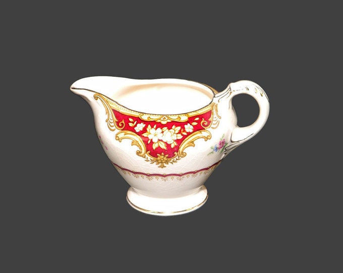 Empire Porcelain Co York Maroon creamer jug made in England.