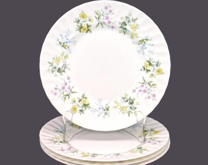 Vintage Minton Spring Valley salad plates made in England. 4 plates.