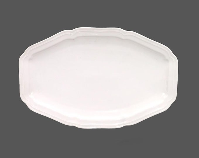 Hutschenreuther Paul Muller Weimar White Chef's favorite all-white serving platter made in Germany.