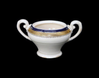 Art-deco era Myott Formelite | BU619 sugar bowl made in England. Bowl has no lid.