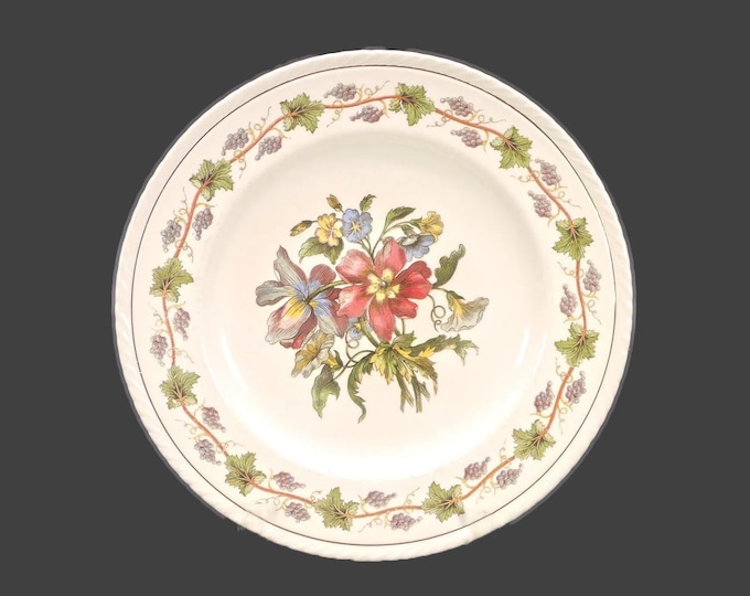 Antique Crown Ducal Riviera dinner plate made in England.