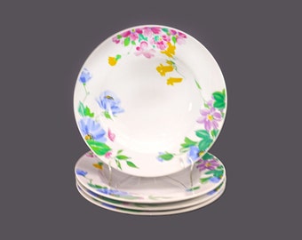 Christopher Stuart Floral Gallery Y0236 rimmed soup bowls. Choose quantity below.