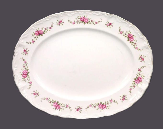 Ridgway Pottery Rose Marie oval platter made in England.