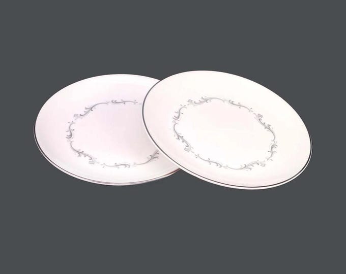 Pair of Royal Doulton Coronet H4947 bread plates. Bone china made in England.