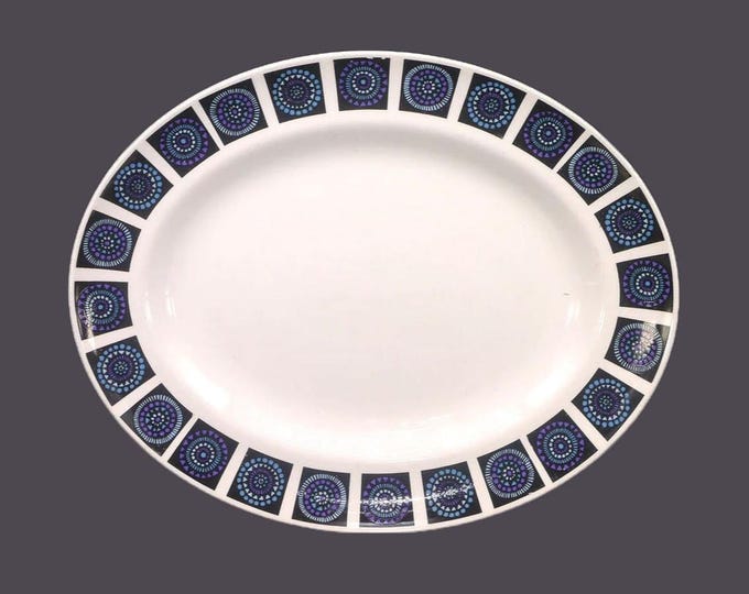 Midwinter Madeira oval platter made in England. Nicholas Jenkins, Marquis of Queensbury design.